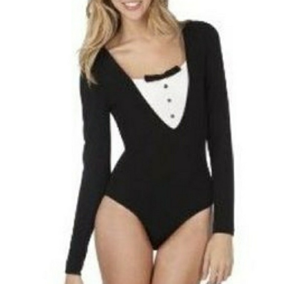 tuxedo leotard